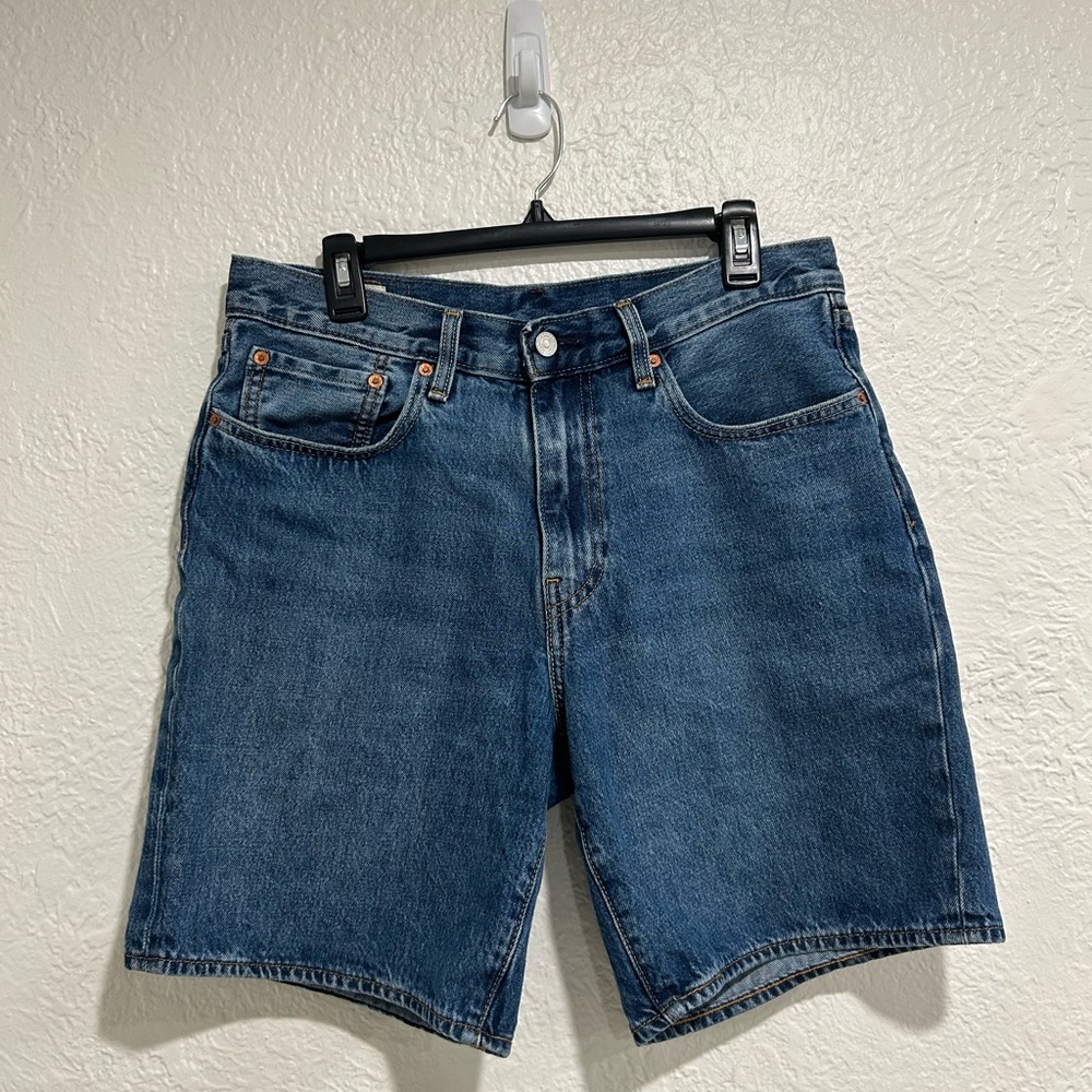 Levi's Men's Dark Blue Jean Shorts